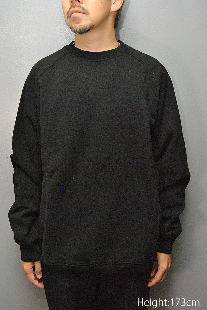 COMOLI コットン裏毛 クルーネック