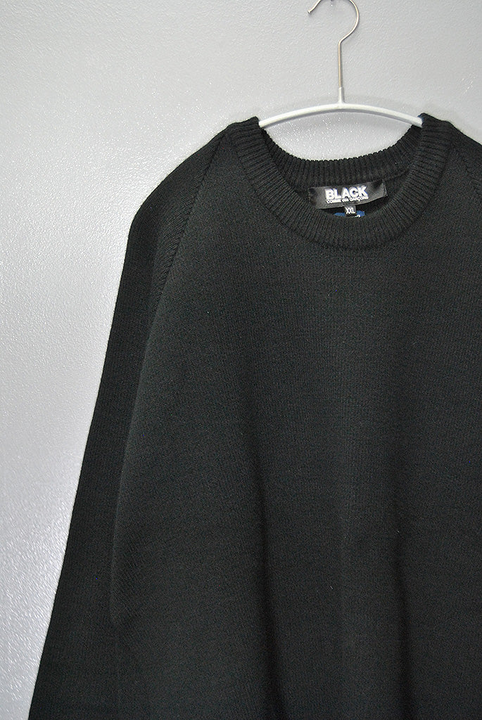 BLACK COMME des GARCONS サイドスリットロングニット