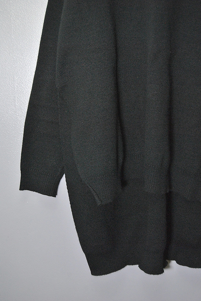 BLACK COMME des GARCONS サイドスリットロングニット