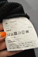 BLACK COMME des GARCONS サイドスリットロングニット