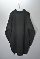 BLACK COMME des GARCONS サイドスリットロングニット