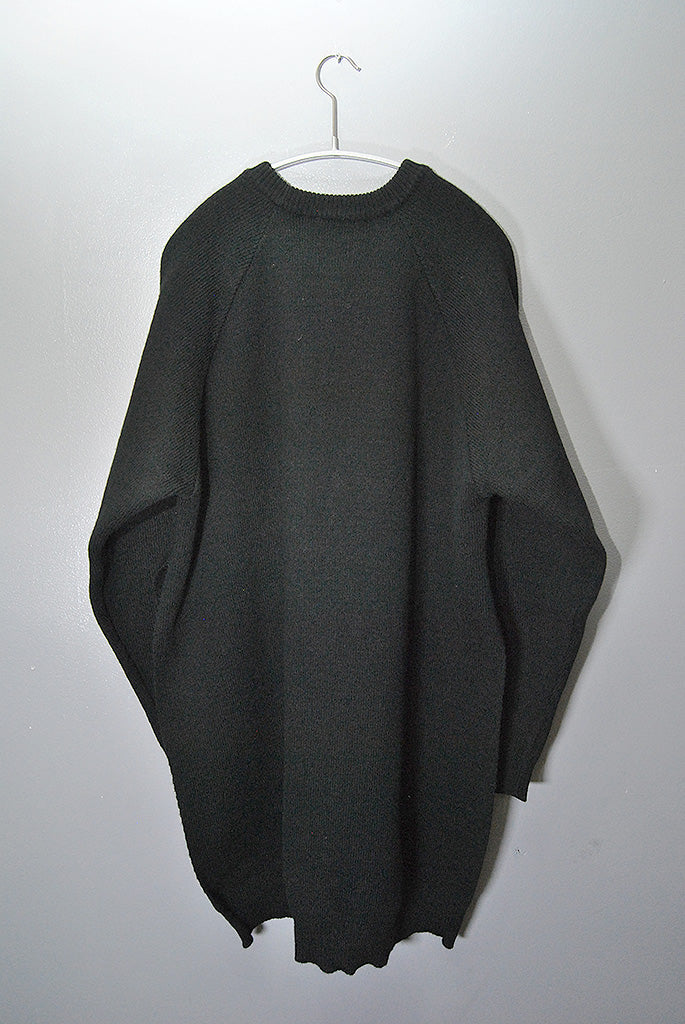 BLACK COMME des GARCONS サイドスリットロングニット