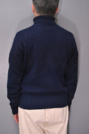 ANATOMICA 2PLY SHETLAND WOOL SWEATER ROLL NECK