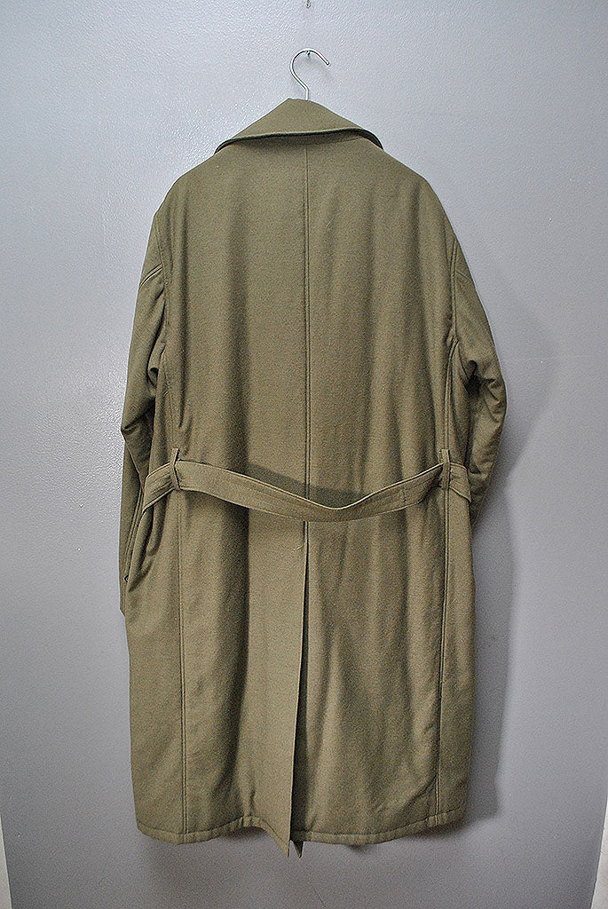 HERILL cashmere backsatin USARMY overcoat