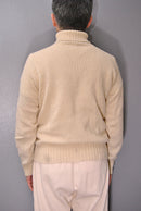 ANATOMICA 2PLY SHETLAND WOOL SWEATER ROLL NECK