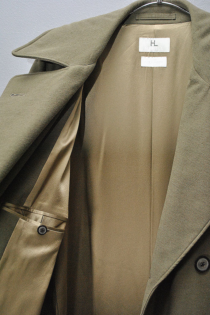 HERILL cashmere backsatin USARMY overcoat