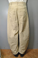 COMME des GARCONS HOMME 綿オックス 製品加工ワイドパンツ