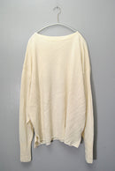 COMOLI ウール和紙 コモリニット / WHITE