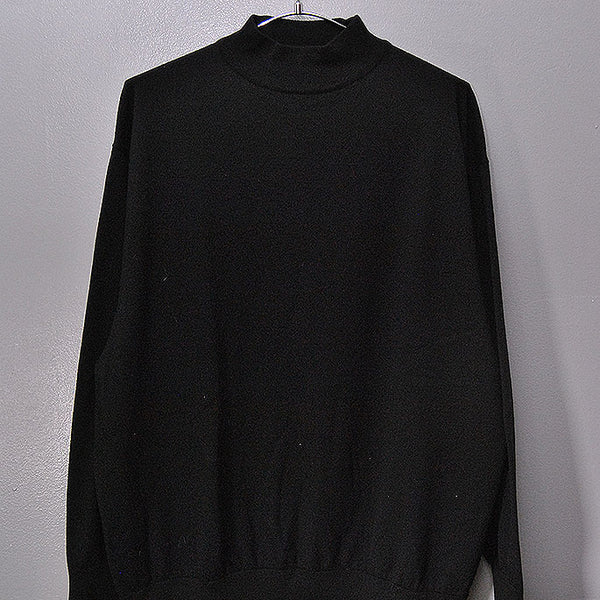 COMOLI ウール モックネックニット