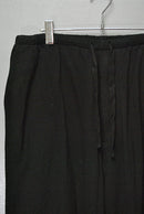 COMOLI シルクネップ ドローストリングパンツ