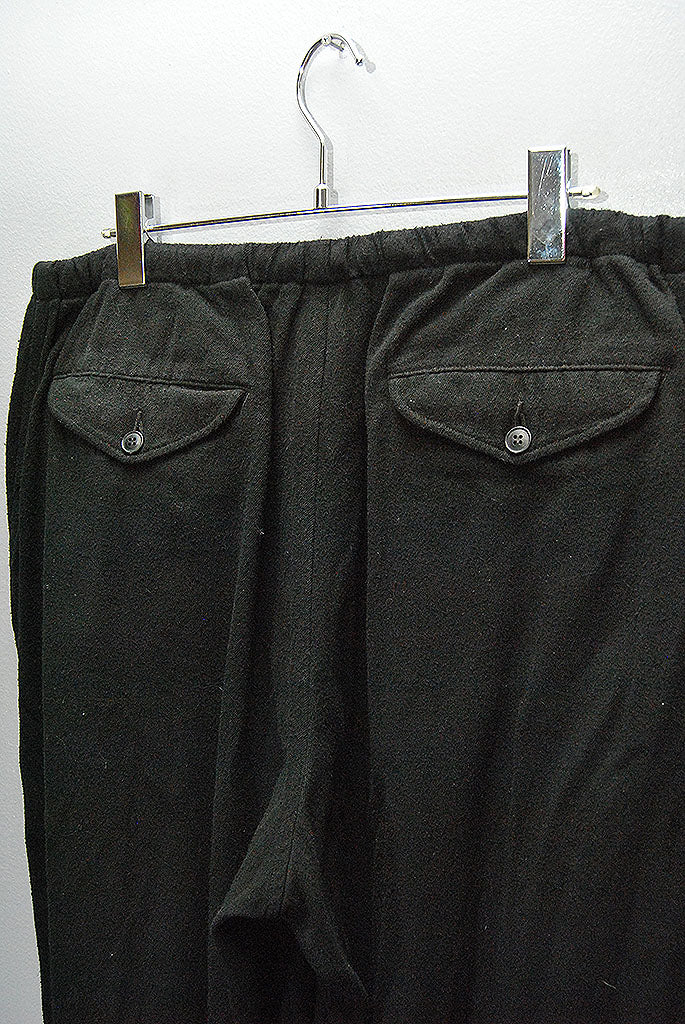 COMOLI シルクネップ ドローストリングパンツ