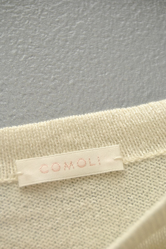 COMOLI ウール和紙 コモリニット / WHITE