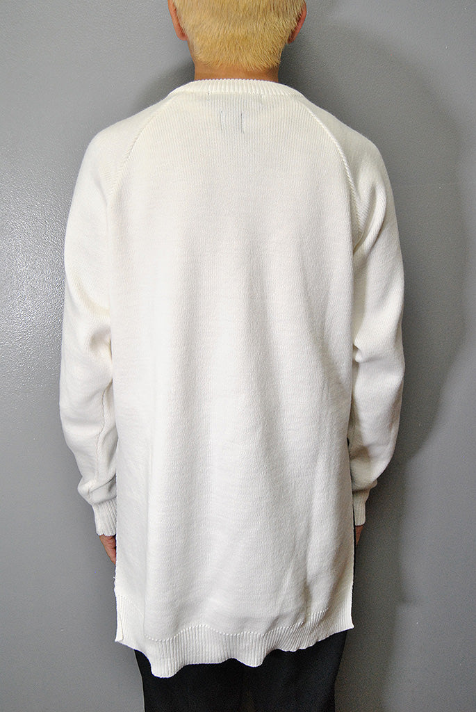 BLACK COMME des GARCONS サイドスリットニット