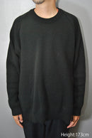 BLACK COMME des GARCONS サイドスリットロングニット