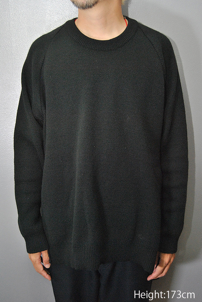 BLACK COMME des GARCONS サイドスリットロングニット