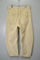 COMME des GARCONS HOMME 綿オックス 製品加工ワイドパンツ