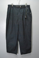 COMME des GARCONS HOMME 綿ナイロンピンオックス 2タックパンツ