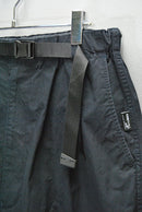 COMME des GARCONS HOMME 綿ナイロンピンオックス 2タックパンツ