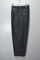 COMME des GARCONS HOMME 綿ナイロンピンオックス 2タックパンツ