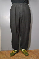 COMOLI ウールビエラドローストリングパンツ