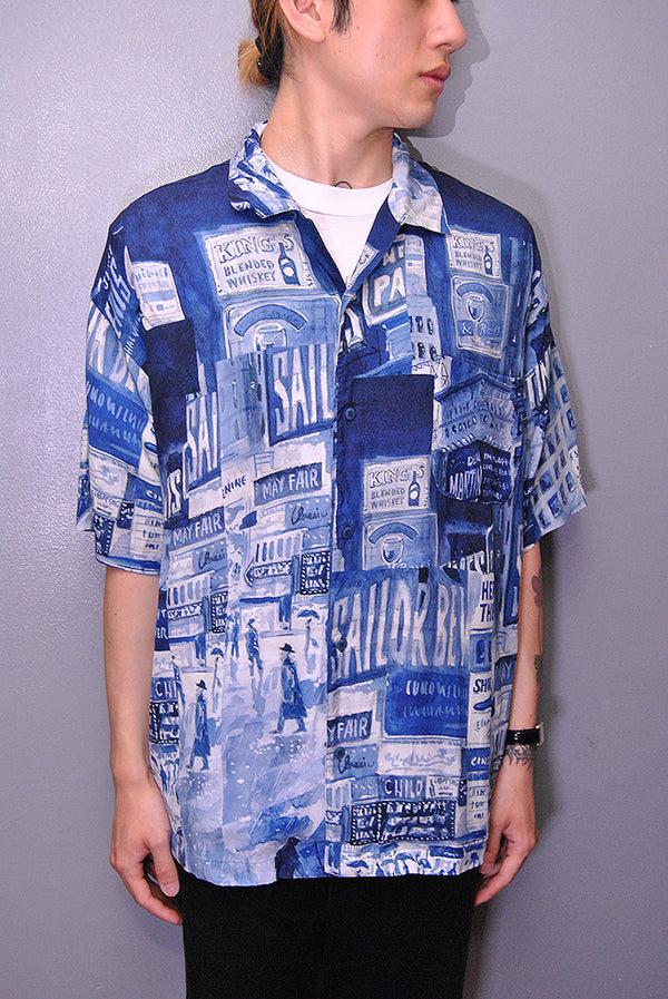 Porter Classic ALOHA SHIRT TIMES SQUARE