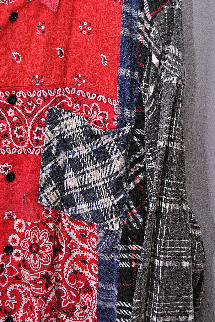 Rebuid by Needles × MIYAGIHIDETAKA  7 Cuts Wide Shirt