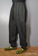 COMOLI リネンドローストリングパンツ