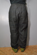 COMOLI リネンドローストリングパンツ