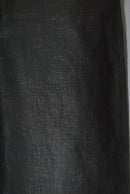 A.PRESSE  Vintage Black Linen Trousers