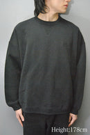 S.F.C SFC CREW SWEAT - BLACK MELANGE
