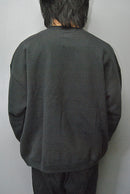 S.F.C SFC CREW SWEAT - BLACK MELANGE