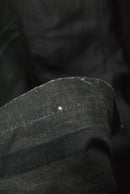 A.PRESSE  Vintage Black Linen Trousers