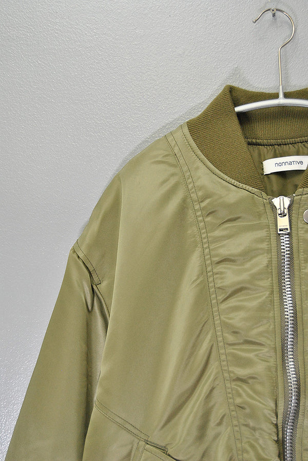 ノンネイティブ　TROOPER PUFF COAT 　オリーブ　サイズ1 nonnative(ノンネイティブ)｜TROOPER PUFF BLOUSON P/N