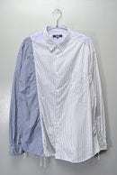 COMME des GARCONS HOMME 綿ストライプ シャツ
