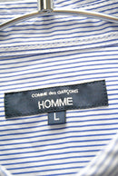 COMME des GARCONS HOMME 綿ストライプ シャツ