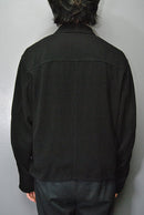 COMOLI シルクネップ ジップショートジャケット