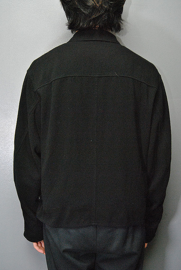 COMOLI シルクネップ ジップショートジャケット