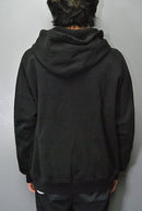 COMOLI コットン吊裏毛ジップパーカ