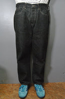 A.PRESSE Black Washed Denim Pants