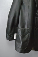 WACKO MARIA LEATHER SINGLE BREASTED JACKET