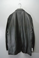 WACKO MARIA LEATHER SINGLE BREASTED JACKET