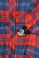 GUCCI × DISNEY CHECK COTTON OVER SHIRT