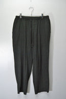 COMOLI シルクネップ ドローストリングパンツ