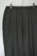 COMOLI シルクネップ ドローストリングパンツ