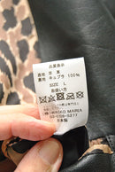 WACKO MARIA LEATHER SINGLE BREASTED JACKET