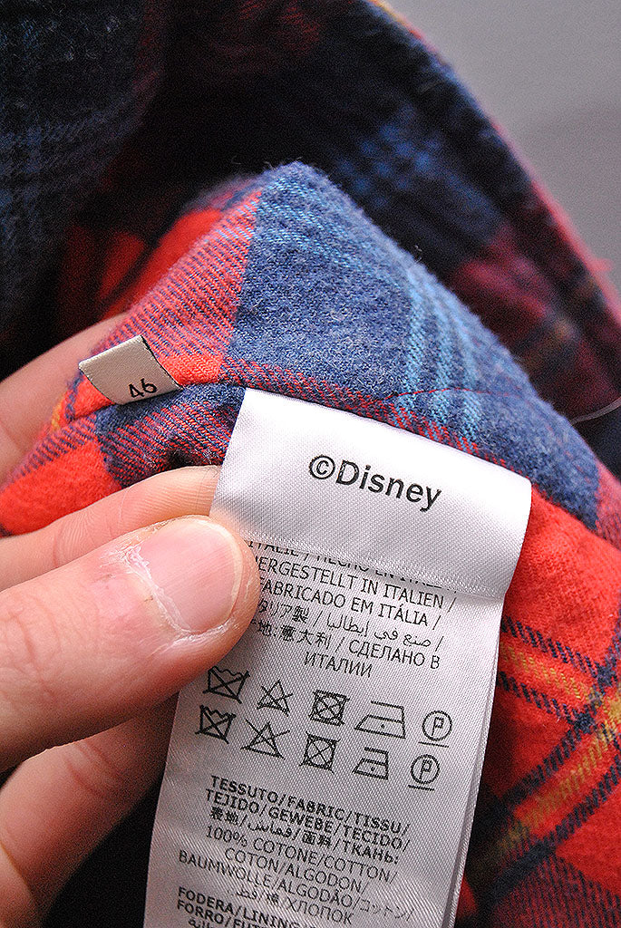 GUCCI × DISNEY CHECK COTTON OVER SHIRT