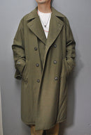 HERILL cashmere backsatin USARMY overcoat