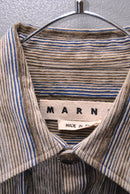 MARNI MULTI STRIPE BOX BLOUSON