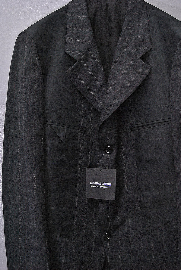 COMME des GARCONS HOMME DEUX テーラード ジャケット COMME des GARCONS HOMME DEUX リバーステーラードジャケット