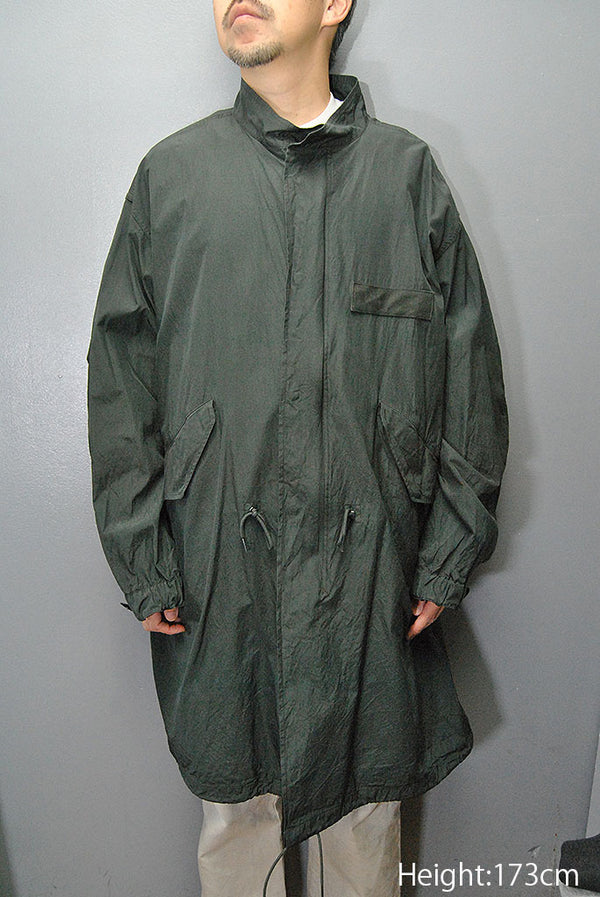 A.PRESSE Silk Taffeta M-65 Fishtail Parka